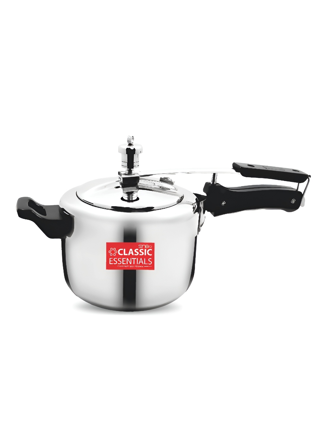 

Classic Essentials Alpha Delight Aluminium Induction Base Pressure Cooker 6.5 L, Silver