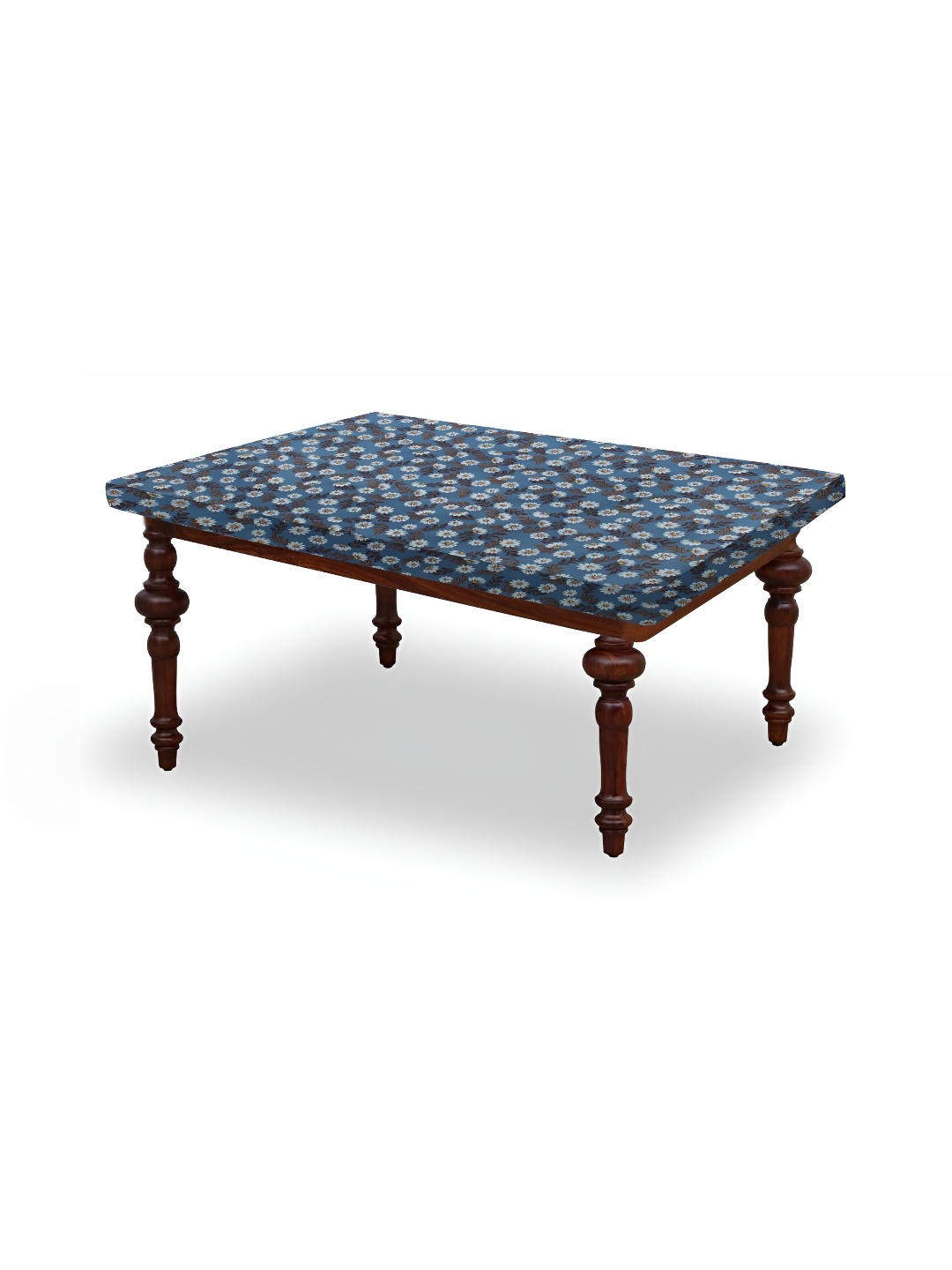 

Stylista Grey & White Floral Printed Waterproof Table Cover