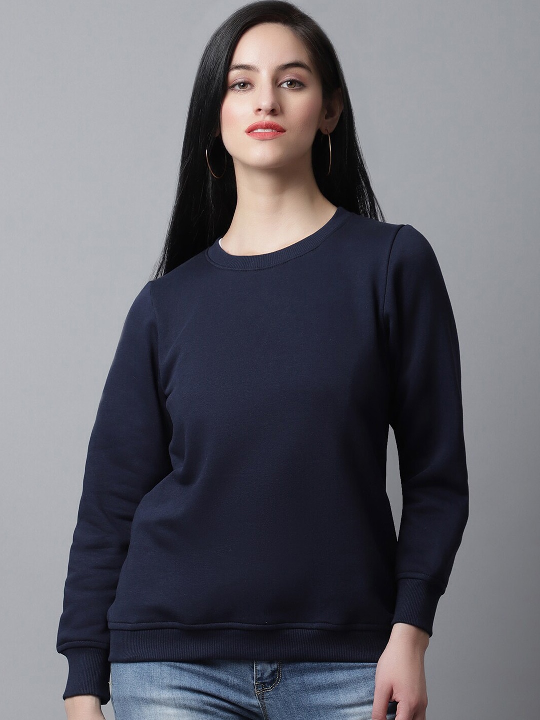 

Rute Long Sleeve Casual Sweatshirt, Navy blue