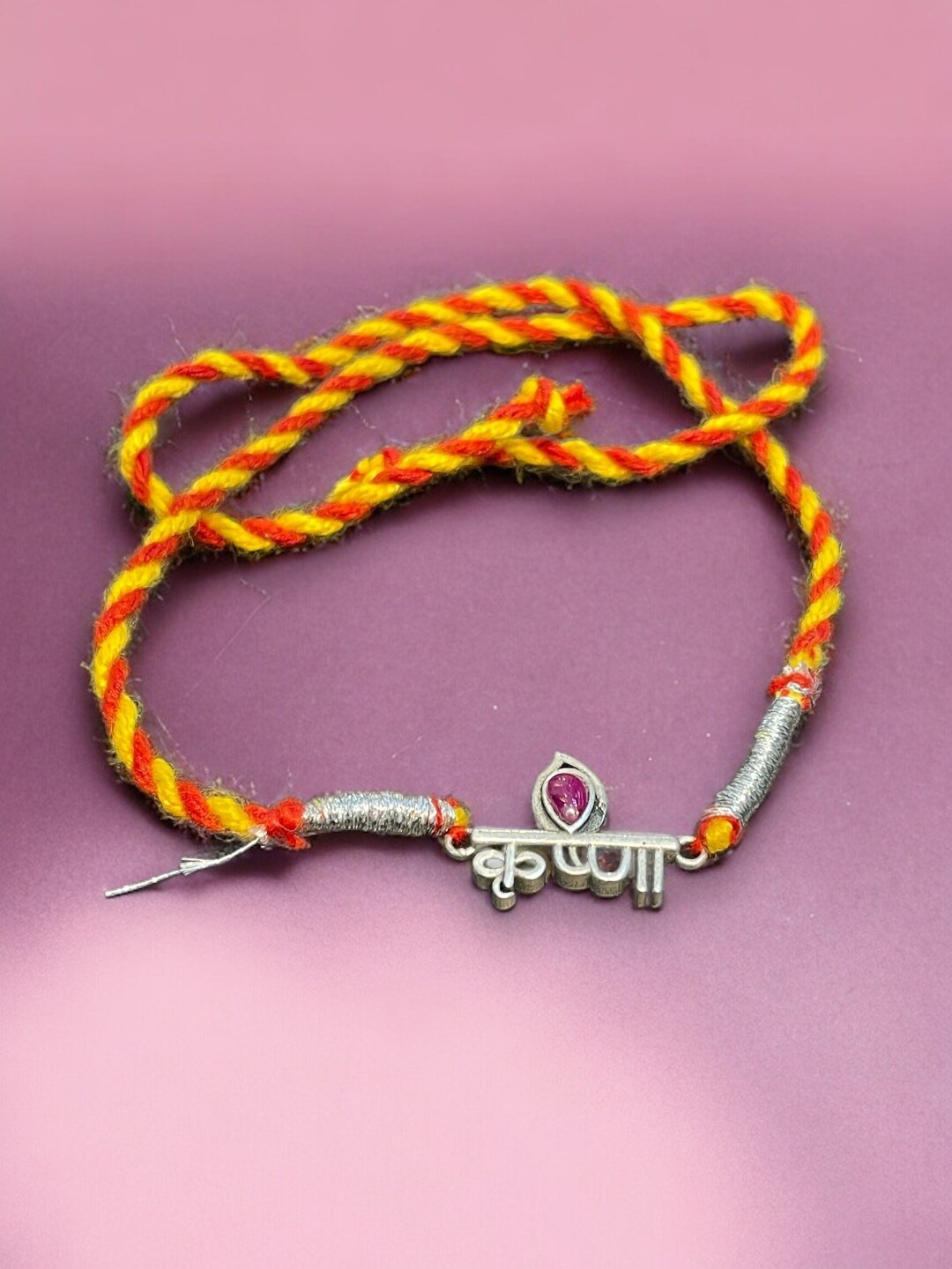 

SJ SHUBHAM JEWELLERS 925 Sterling Silver Rakhi