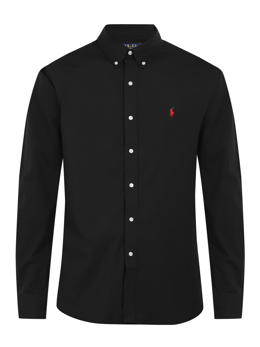 

Polo Ralph Lauren Button-Down Collar Custom Fit Stretch Poplin Shirt, Black