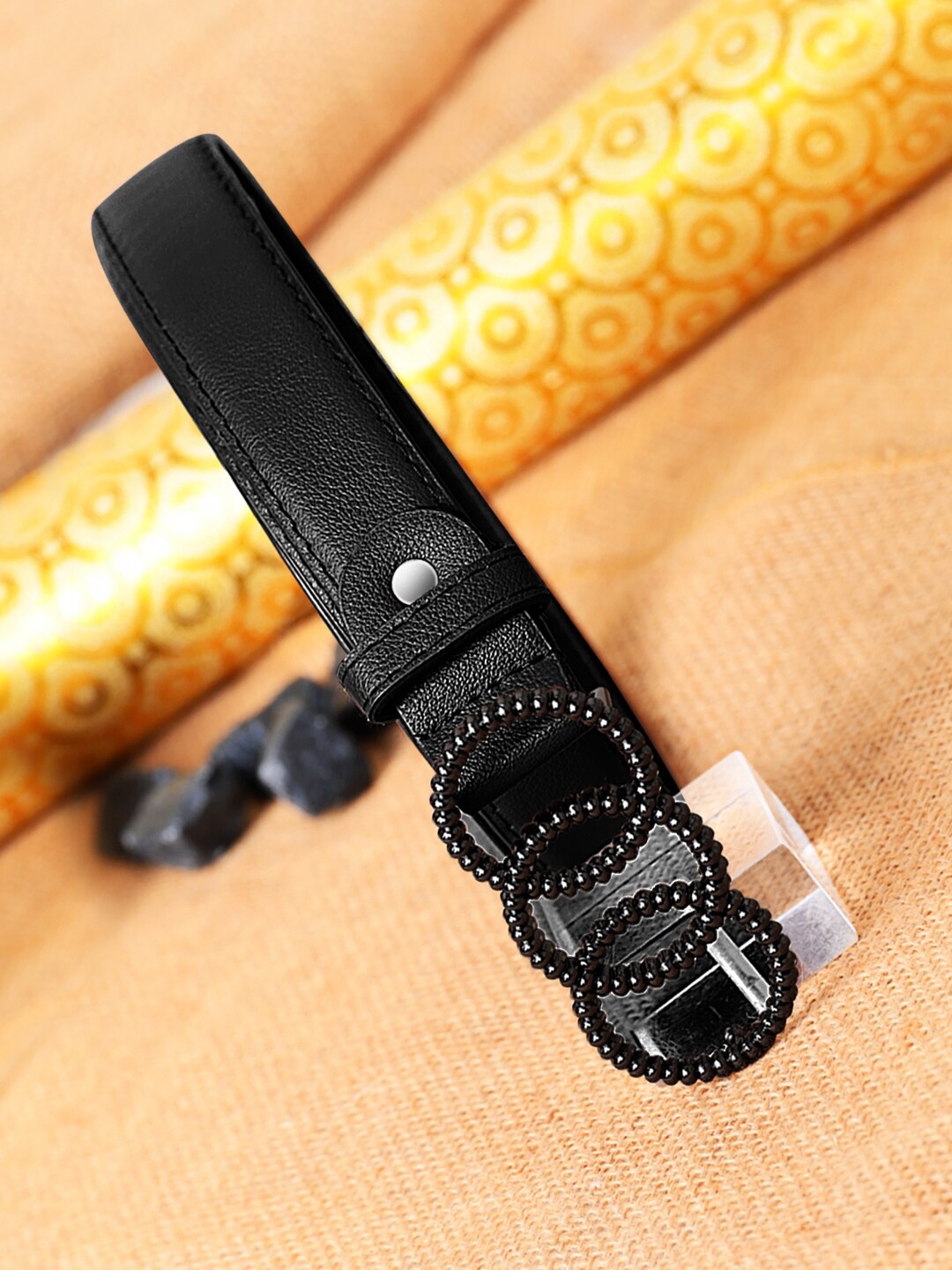 

DressBerry Black Embellished Belt