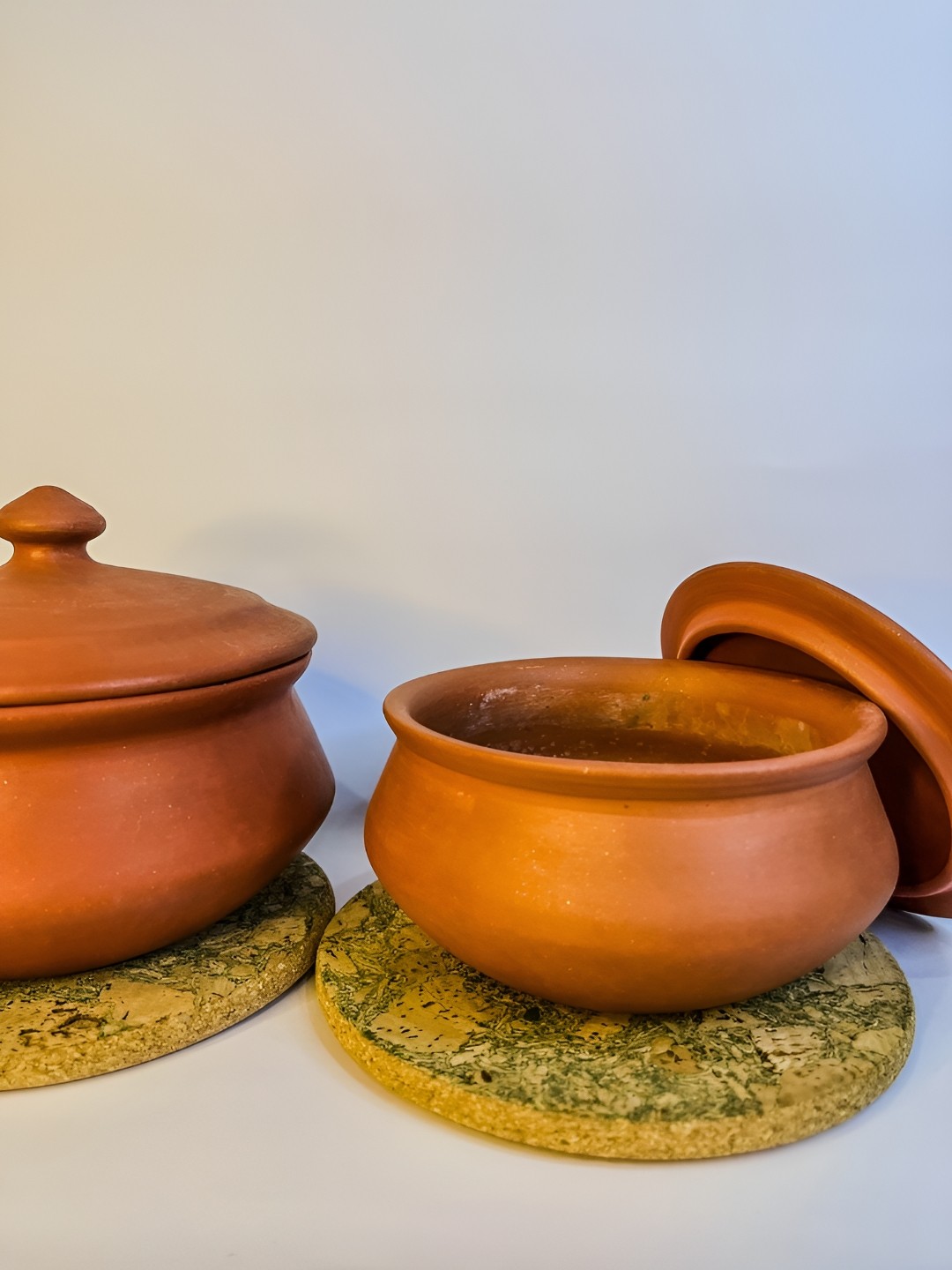 

Raw Yarns Green Set Of 2 Cork Trivets