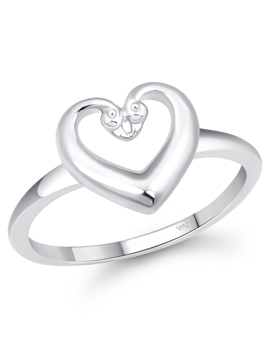 

Vighnaharta Rhodium-Plated Finger Ring, Silver