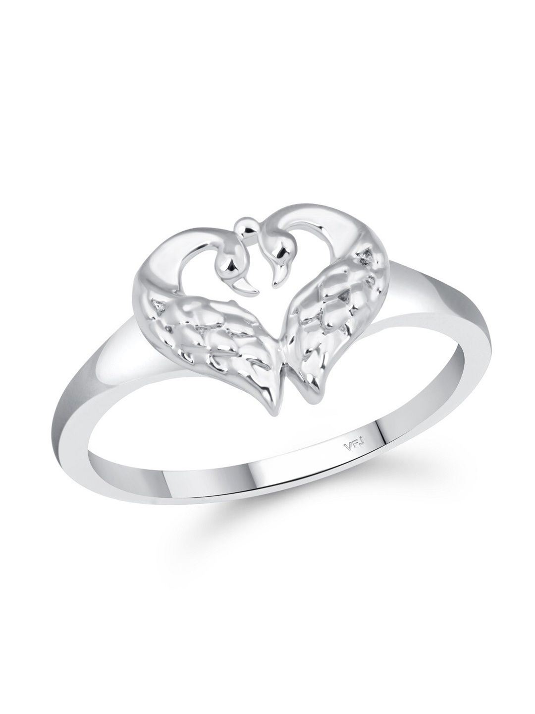

Vighnaharta Rhodium-Plated Finger Ring, Silver