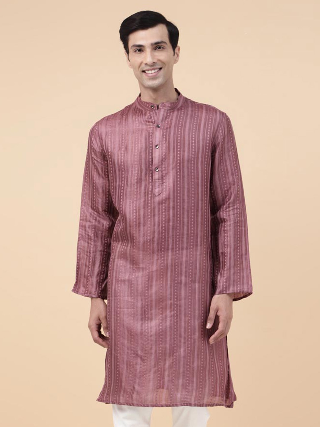 

Fabindia Anarkali Long Kurta, Brown