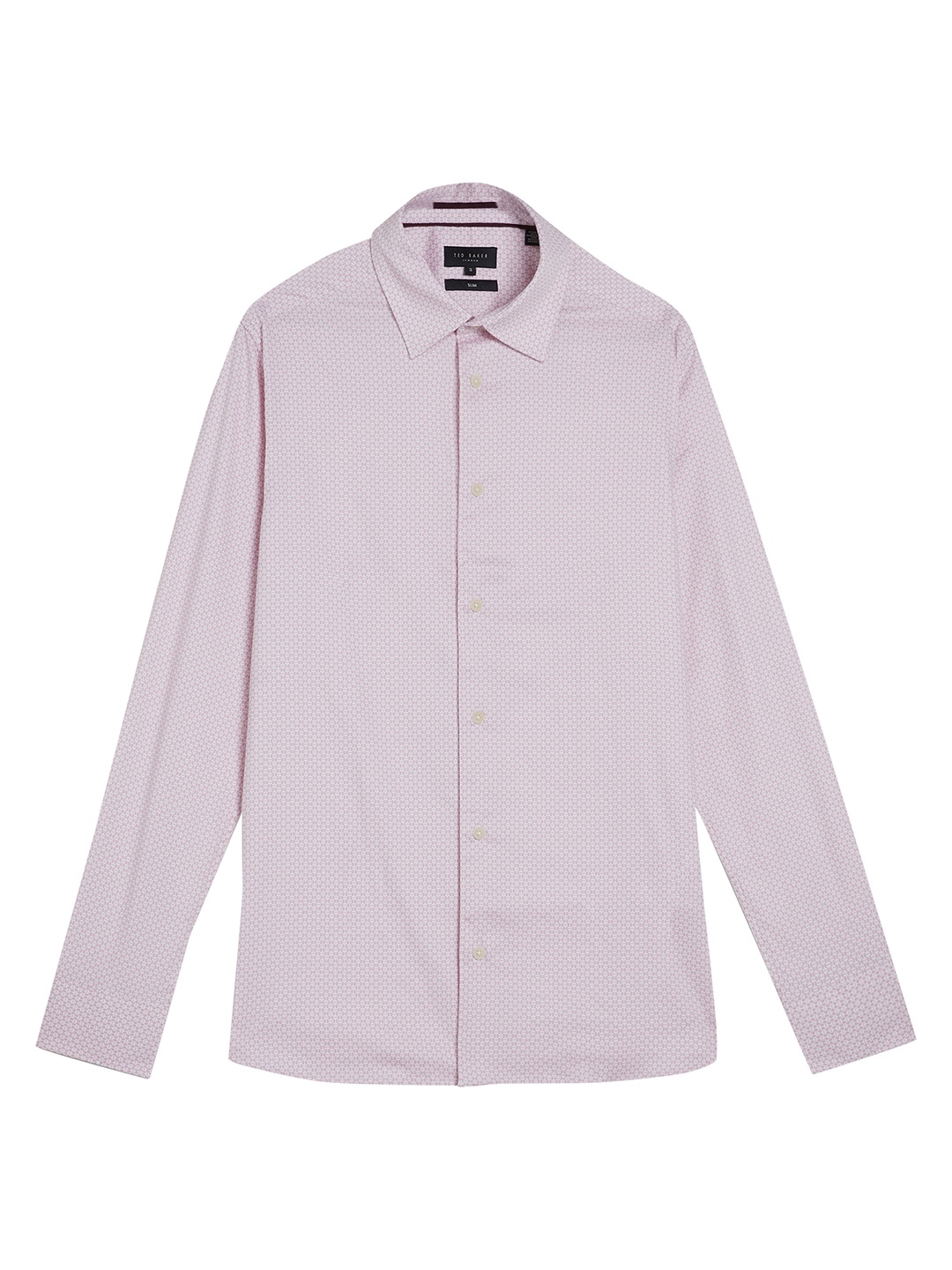

Ted Baker Micro Ditsy Printed Cotton Shirt, Pink