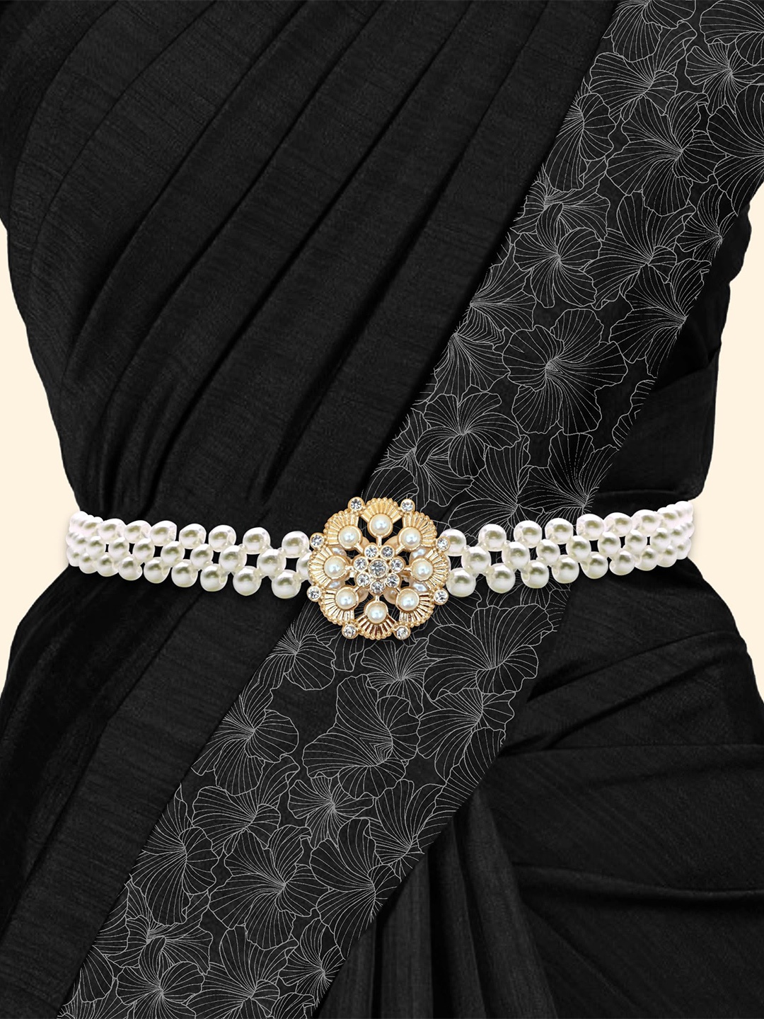 

SYGA Women Metal Embellished Belt, Gold