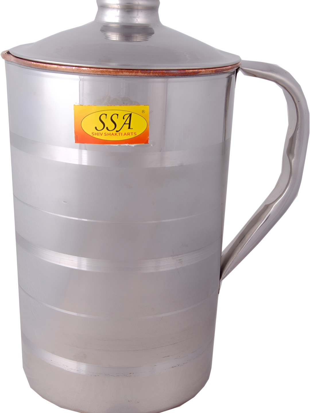 

Shivshakti Arts Silver-Toned Easy to Clean Copper Water Jugs