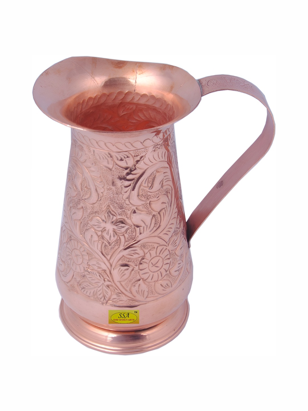 

Shivshakti Arts Copper-Toned Easy to Clean Copper Water Jugs