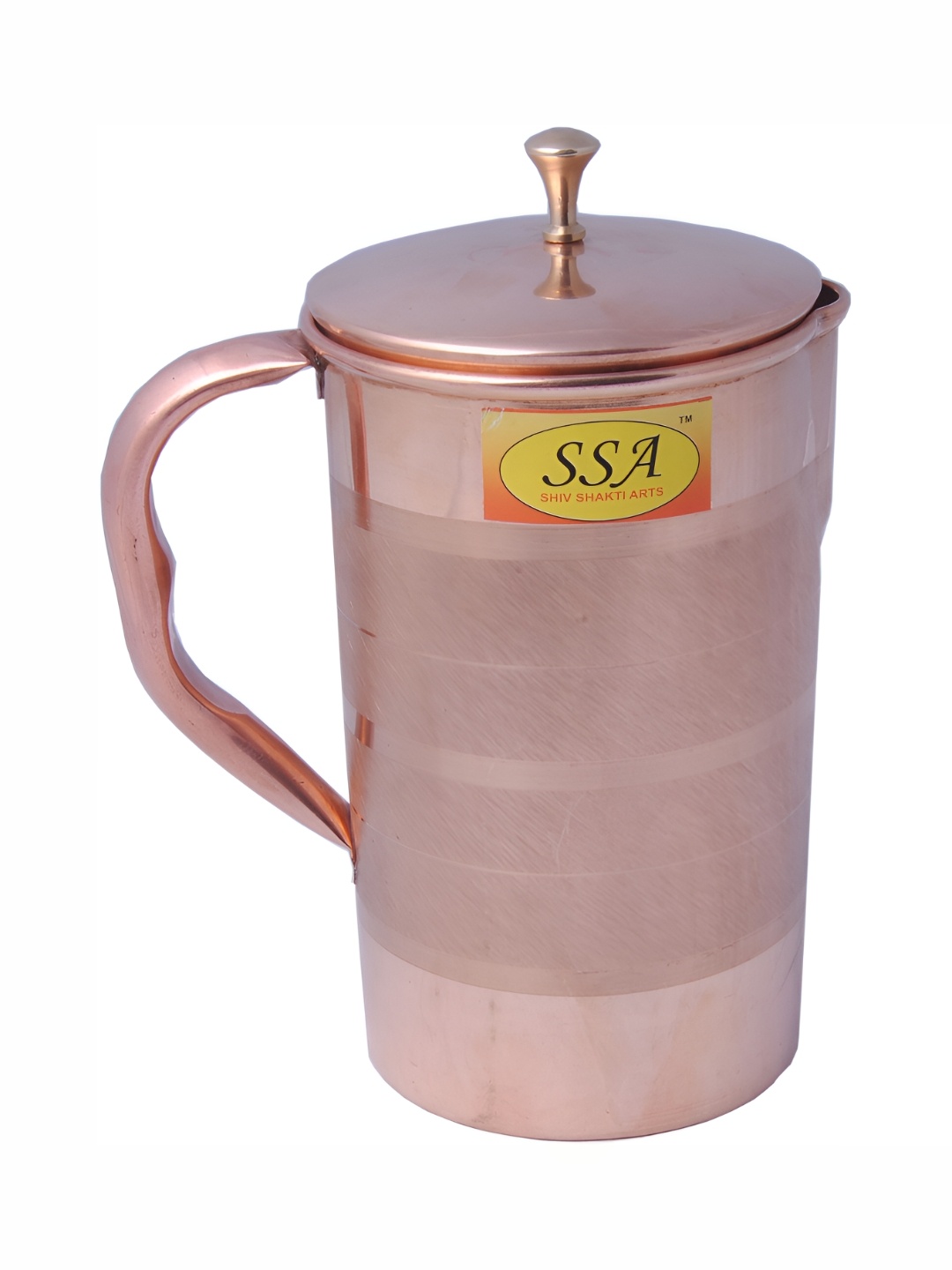 

Shivshakti Arts Brown Easy to Clean Copper Water Jugs