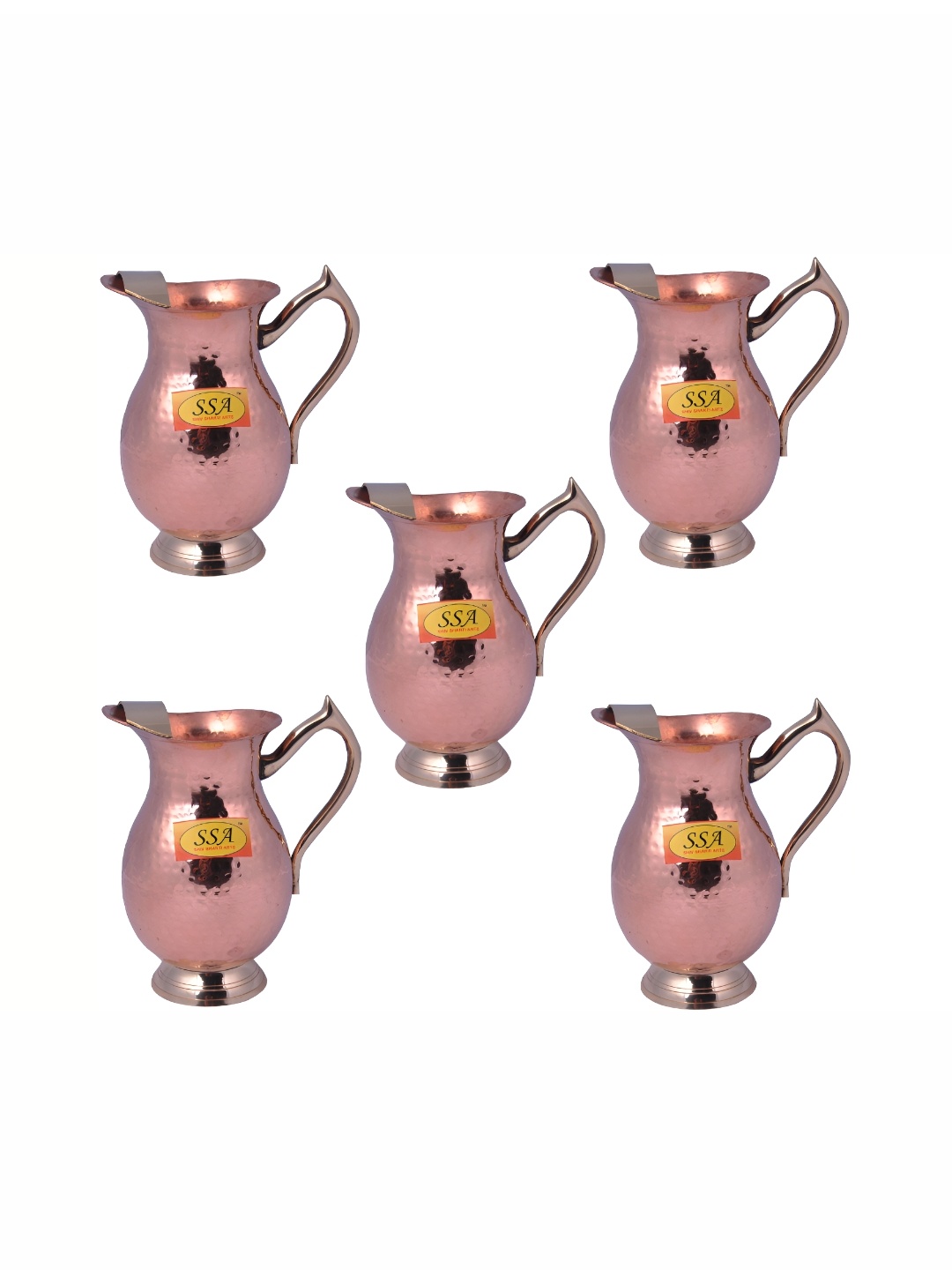 

Shivshakti Arts Brown Easy to Clean Copper Water Jugs
