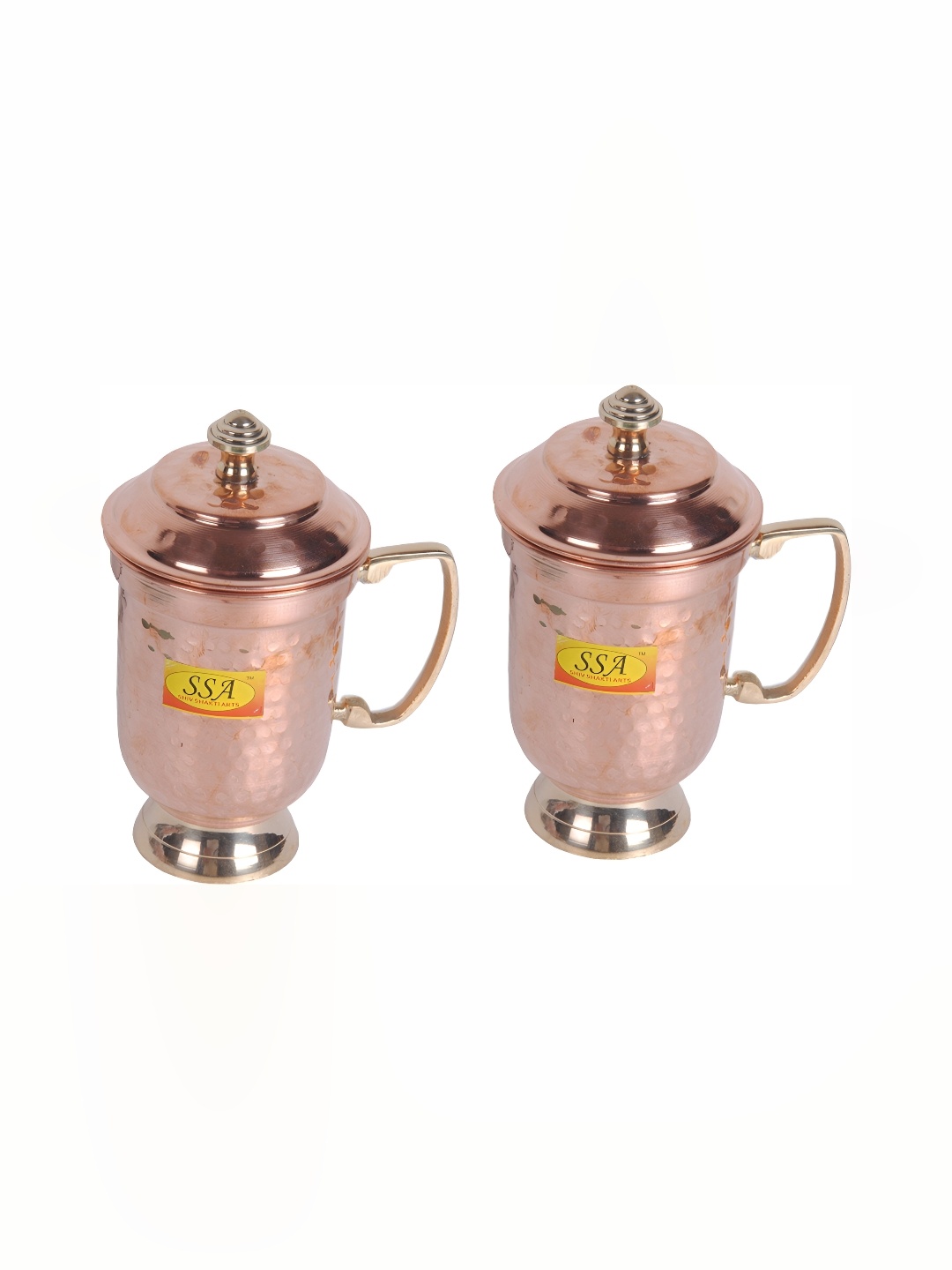 

Shivshakti Arts Brown Easy to Clean Copper Water Jugs