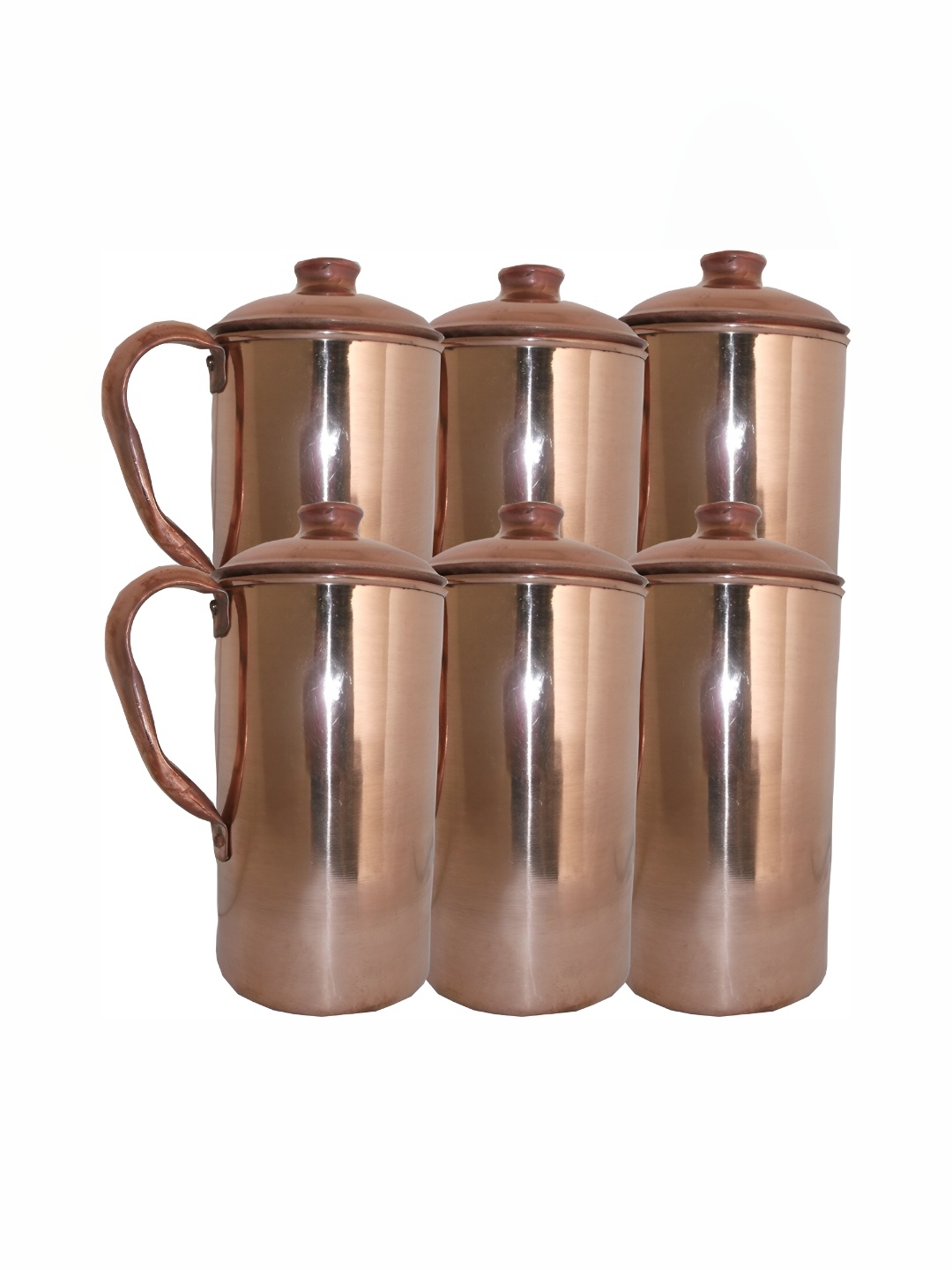 

Shivshakti Arts Copper Toned Easy to Clean Water Jugs 2 L