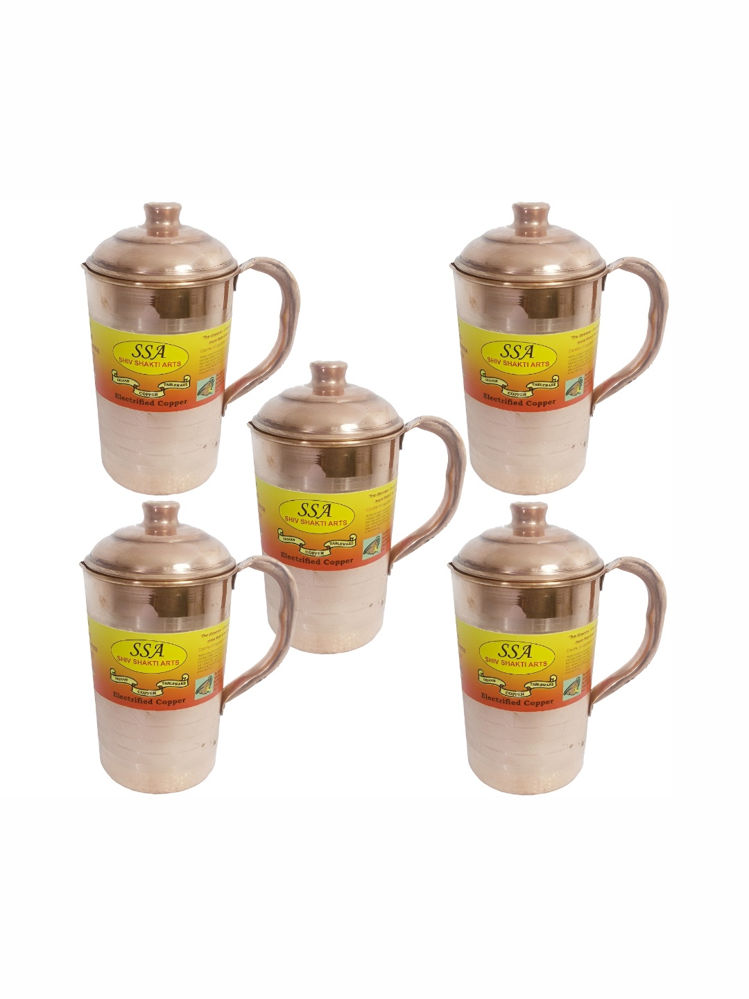 

Shivshakti Arts Copper Water Jugs 1.5 L