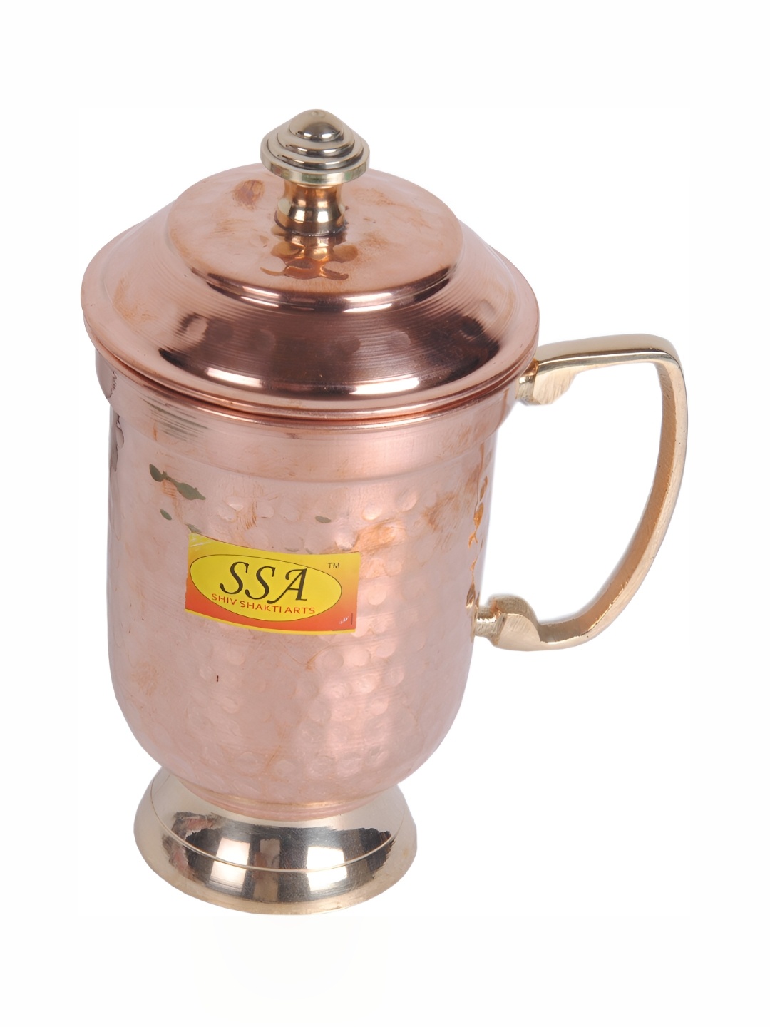 

Shivshakti Arts Easy To Clean Copper Water Jug 400 ML