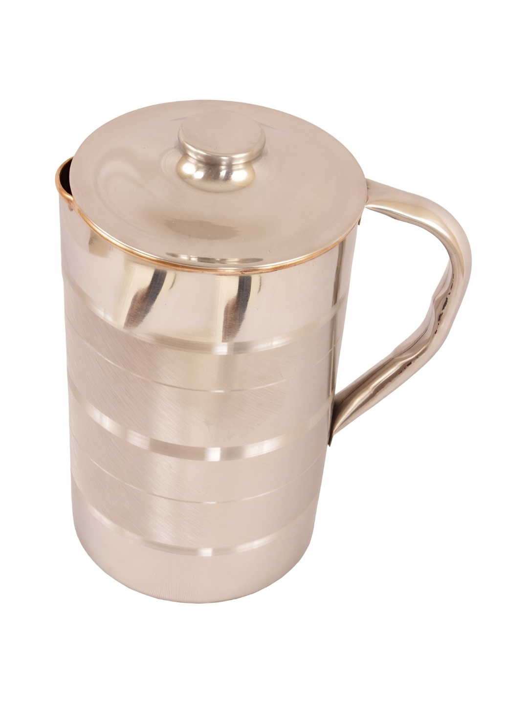 

Shivshakti Arts Silver-Toned Easy to Clean Steal Water Jug 1.325 L, Steel