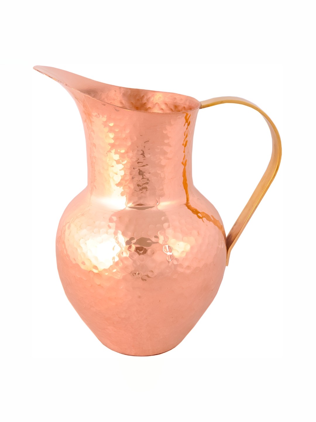 

Shivshakti Arts Copper Toned Easy to Clean Copper Water Jug 2 L