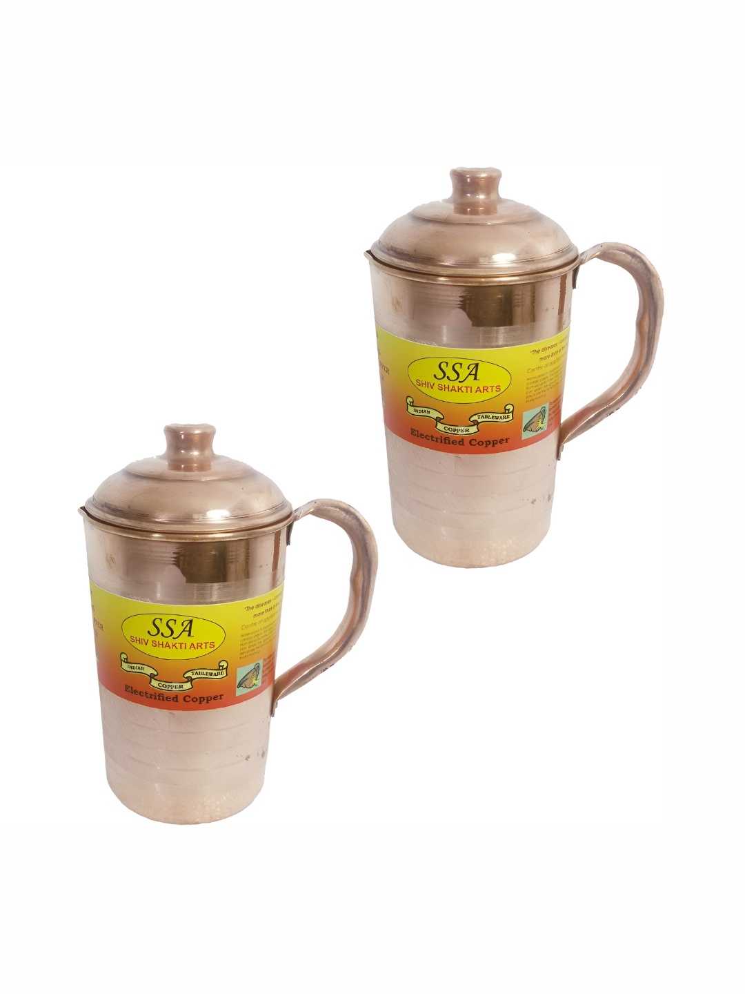

Shivshakti Arts Copper-Toned Easy to Clean Copper Water Jugs 1.5 L