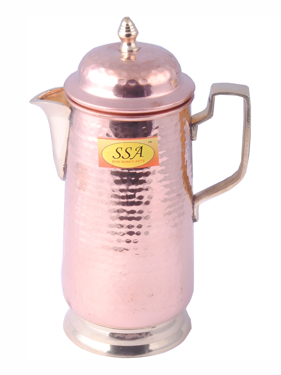 

Shivshakti Arts Brown Easy to Clean Copper Water Jugs 1.6 L