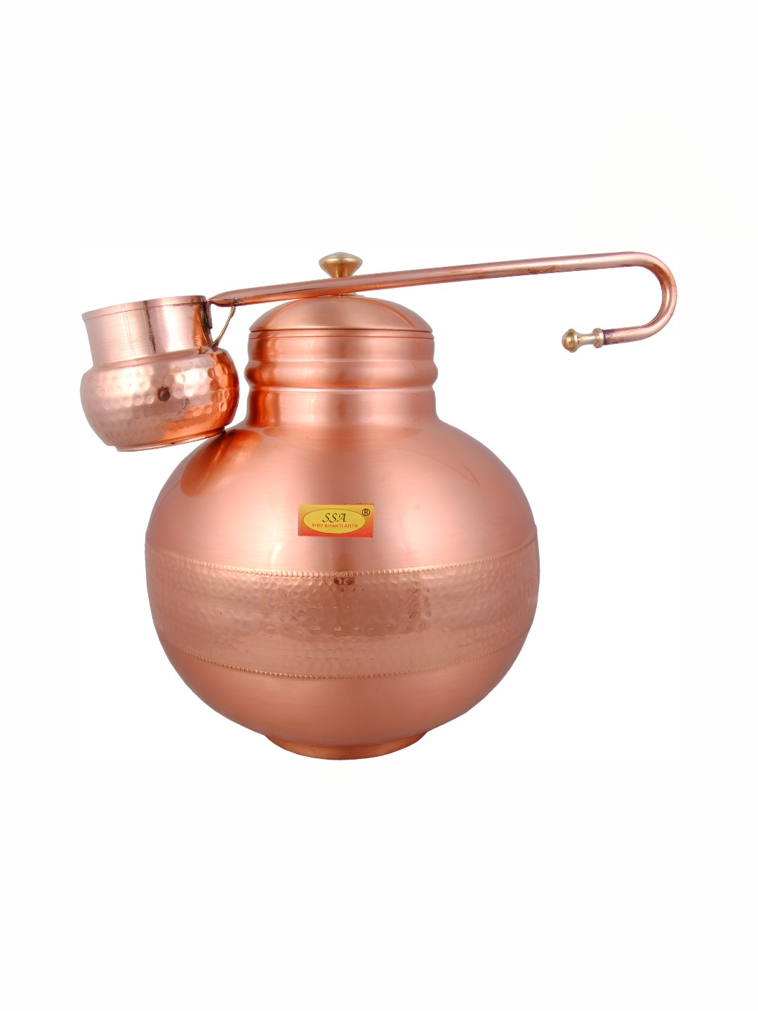 

Shivshakti Arts Brown Easy to Clean Copper Water Jugs 1 L