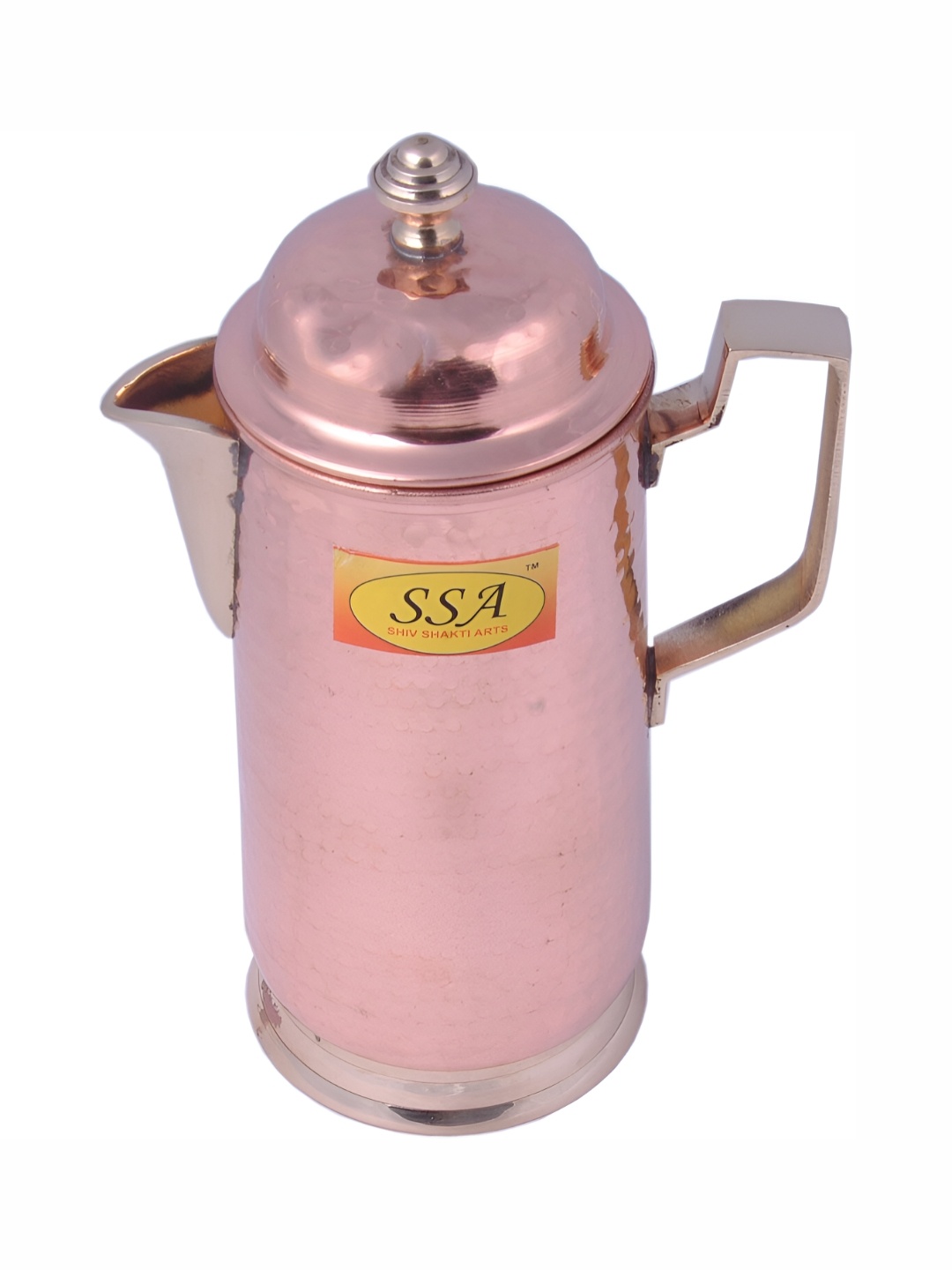 

Shivshakti Arts Brown Easy to Clean Copper Water Jugs 1.25 L
