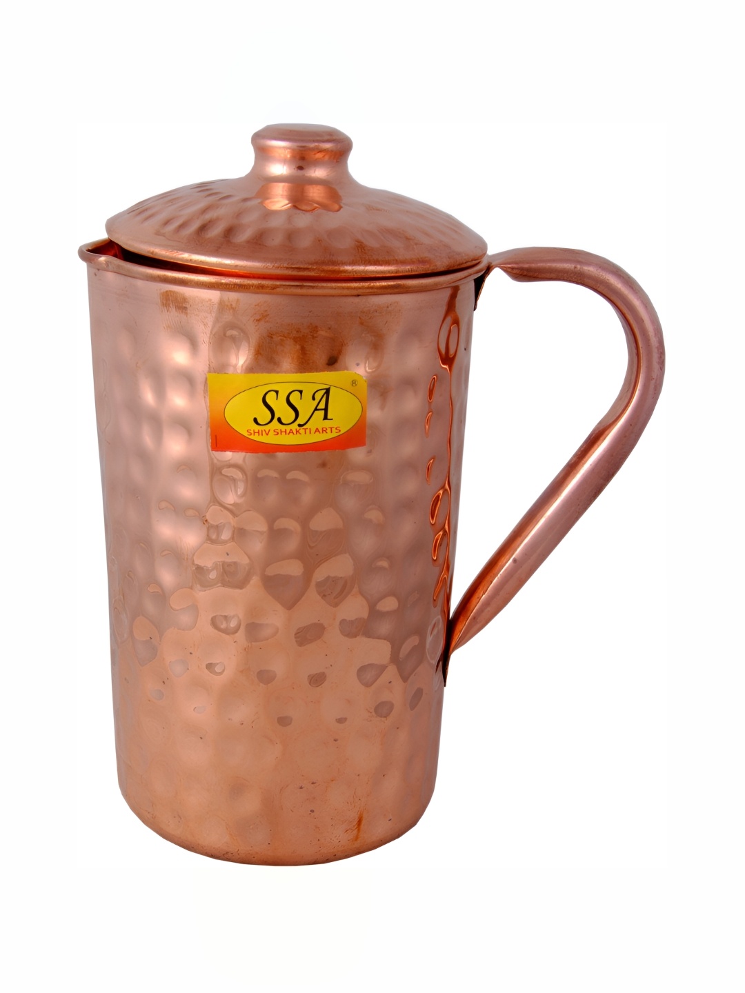 

Shivshakti Arts Brown Easy to Clean Copper Water Jugs 1 L