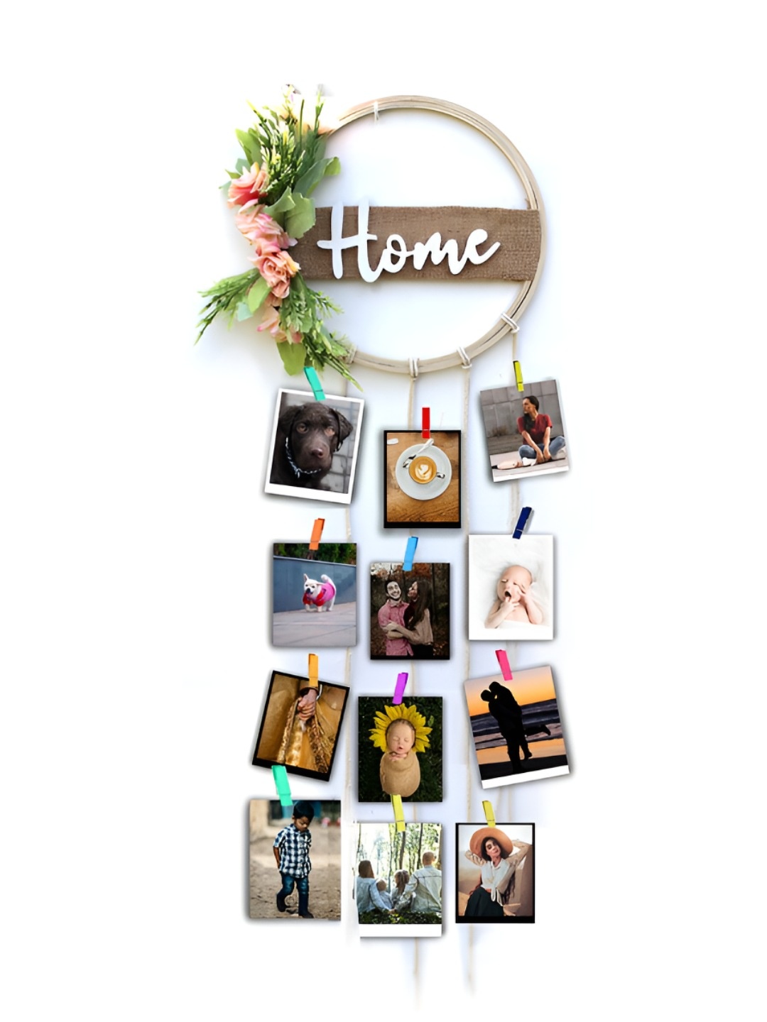 

VAH Kya Bat Hai !! white Wooded Hanging Wall Decor