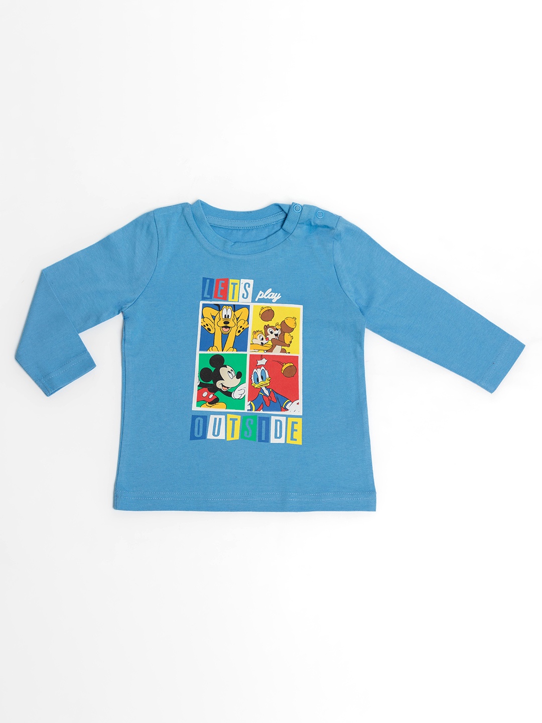 

BAESD Boys Cartoon Printed T-shirt, Blue