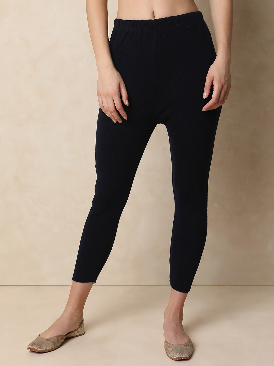 

Indifusion Women Ankle-Length Leggings, Blue