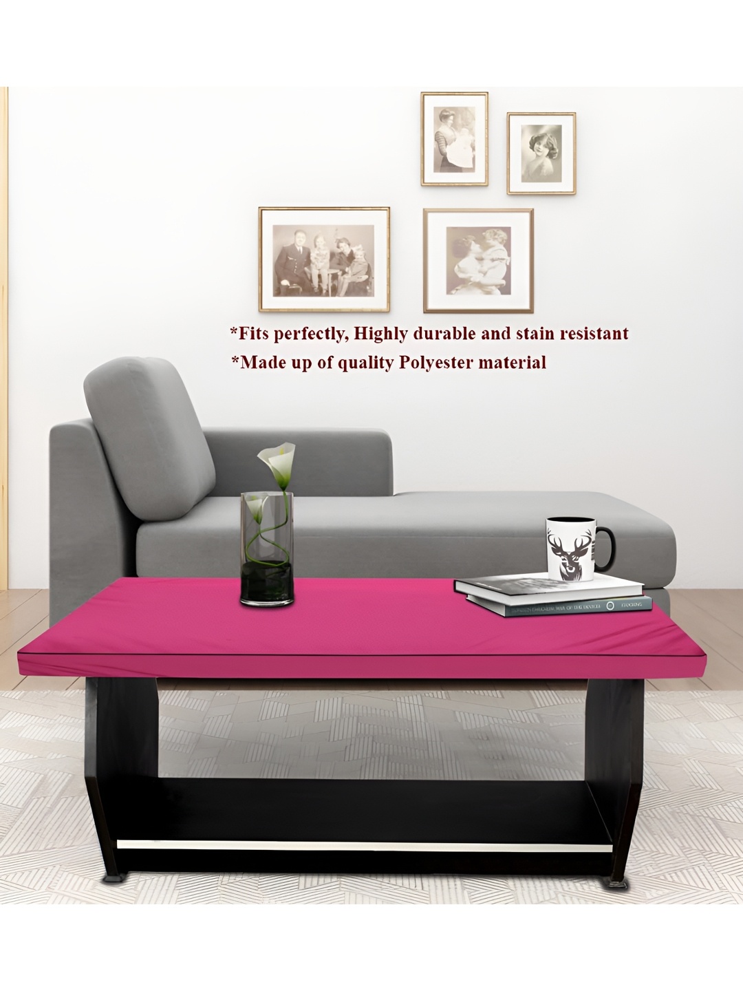 

Stylista Pink Waterproof 2-Seater Table Cover