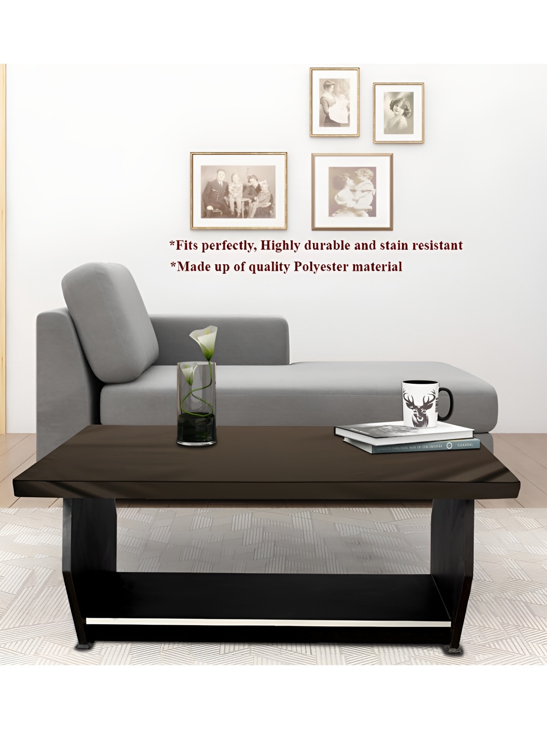 

Stylista Brown Waterproof 2-Seater Rectangular Table Cover