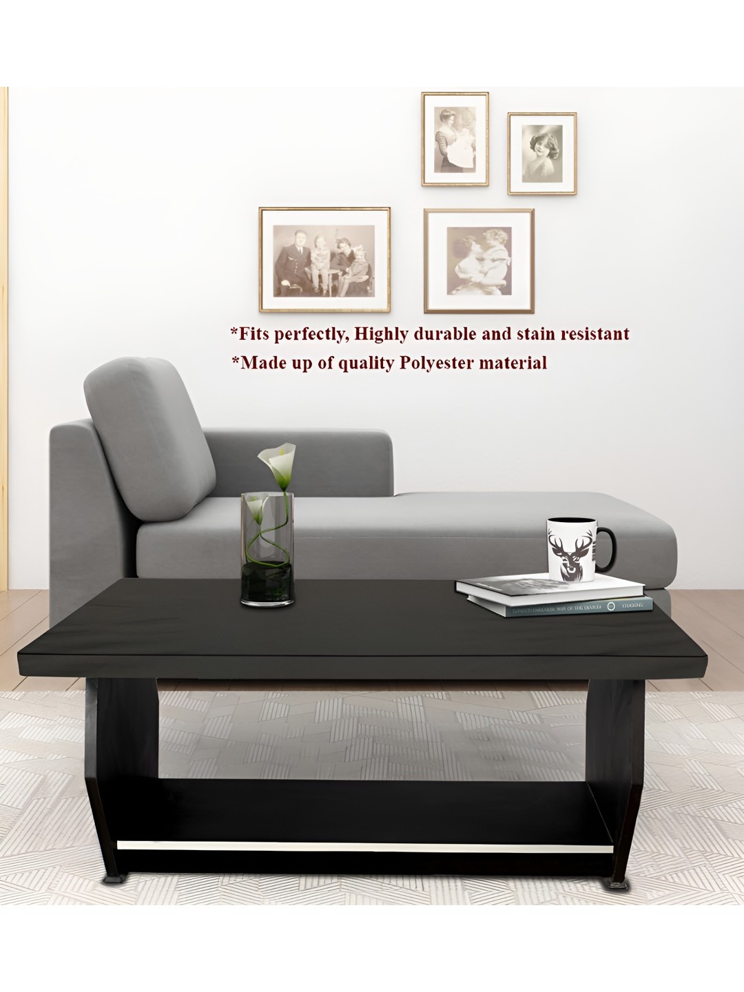 

Stylista Black Waterproof 2 Seater Table Cover