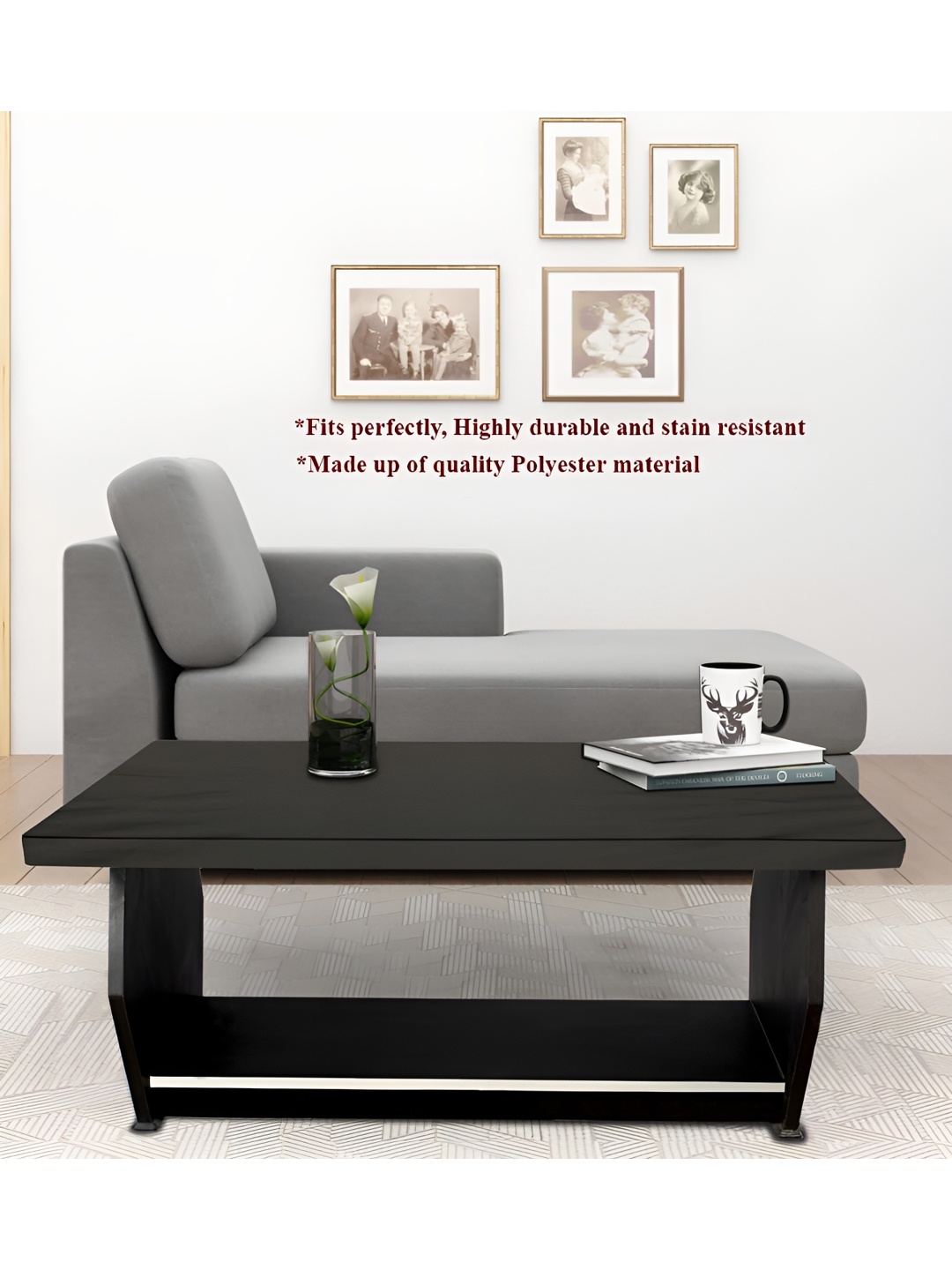 

Stylista Black Waterproof 2 Seater Table Cover