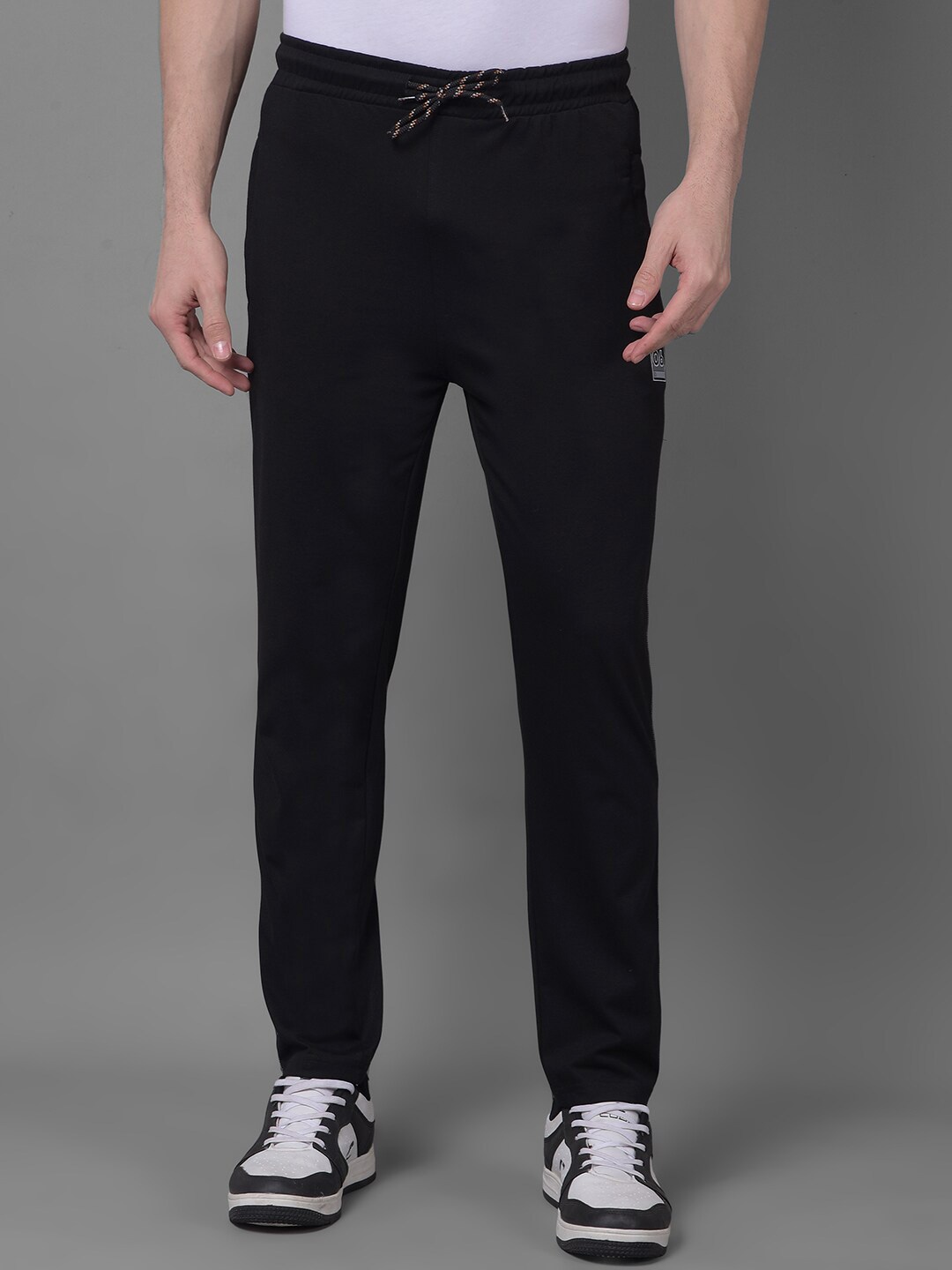 

Dollar Men Mid-Rise Cotton Track Pant, Black