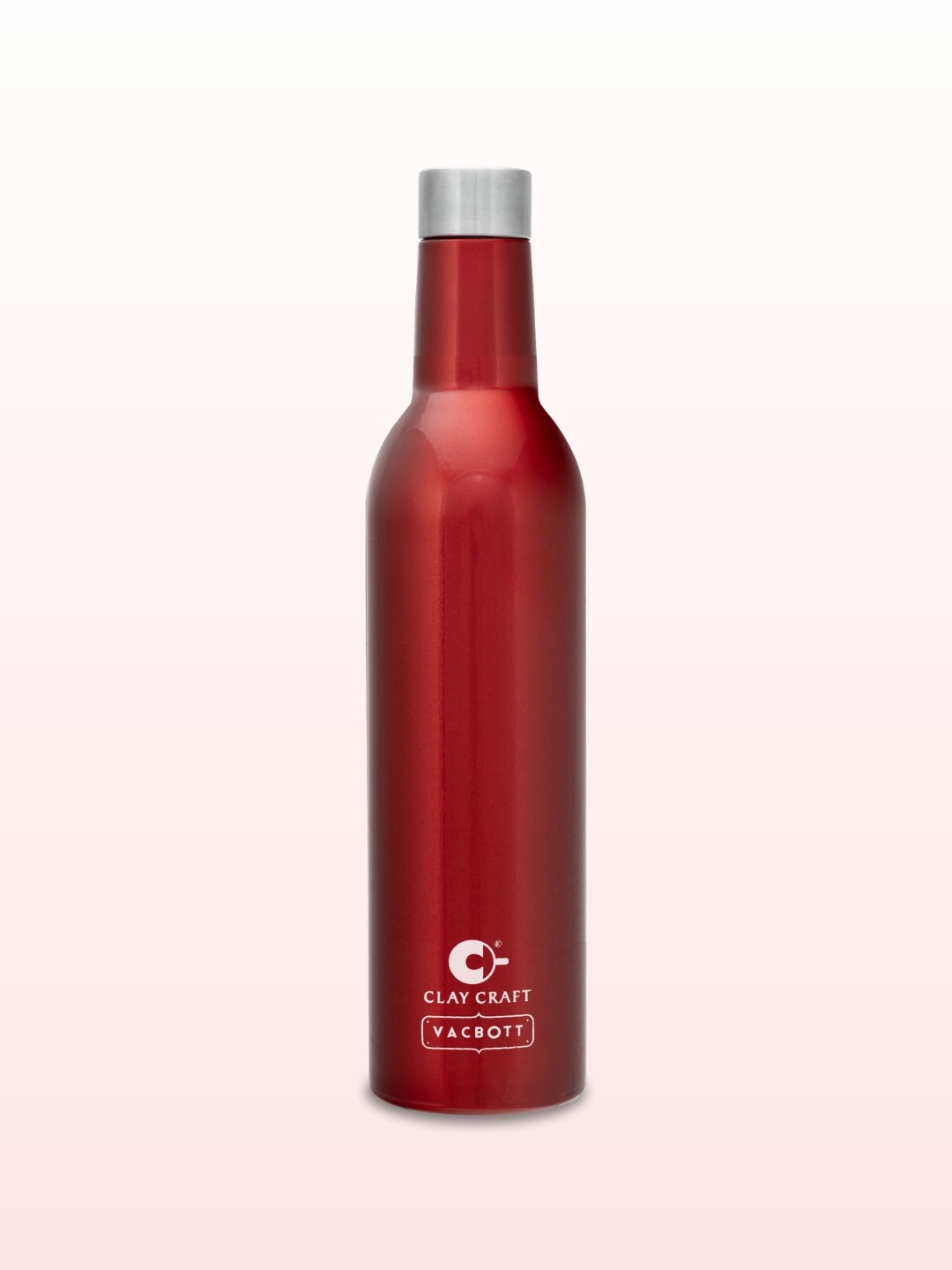 

CLAY CRAFT Maroon Stainless Steel Double Wall Vacuum Water Bottle 1L