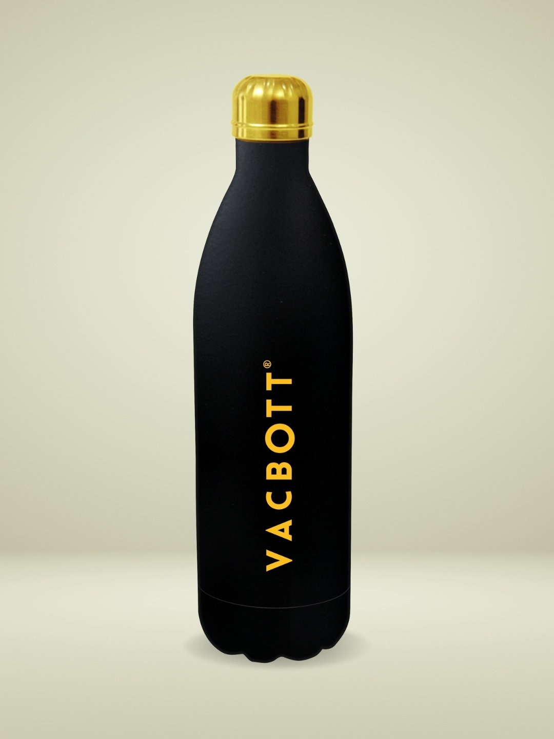 

CLAY CRAFT Black & Yellow Stainless Steel Double Wall Vacuum Water Bottle 1L