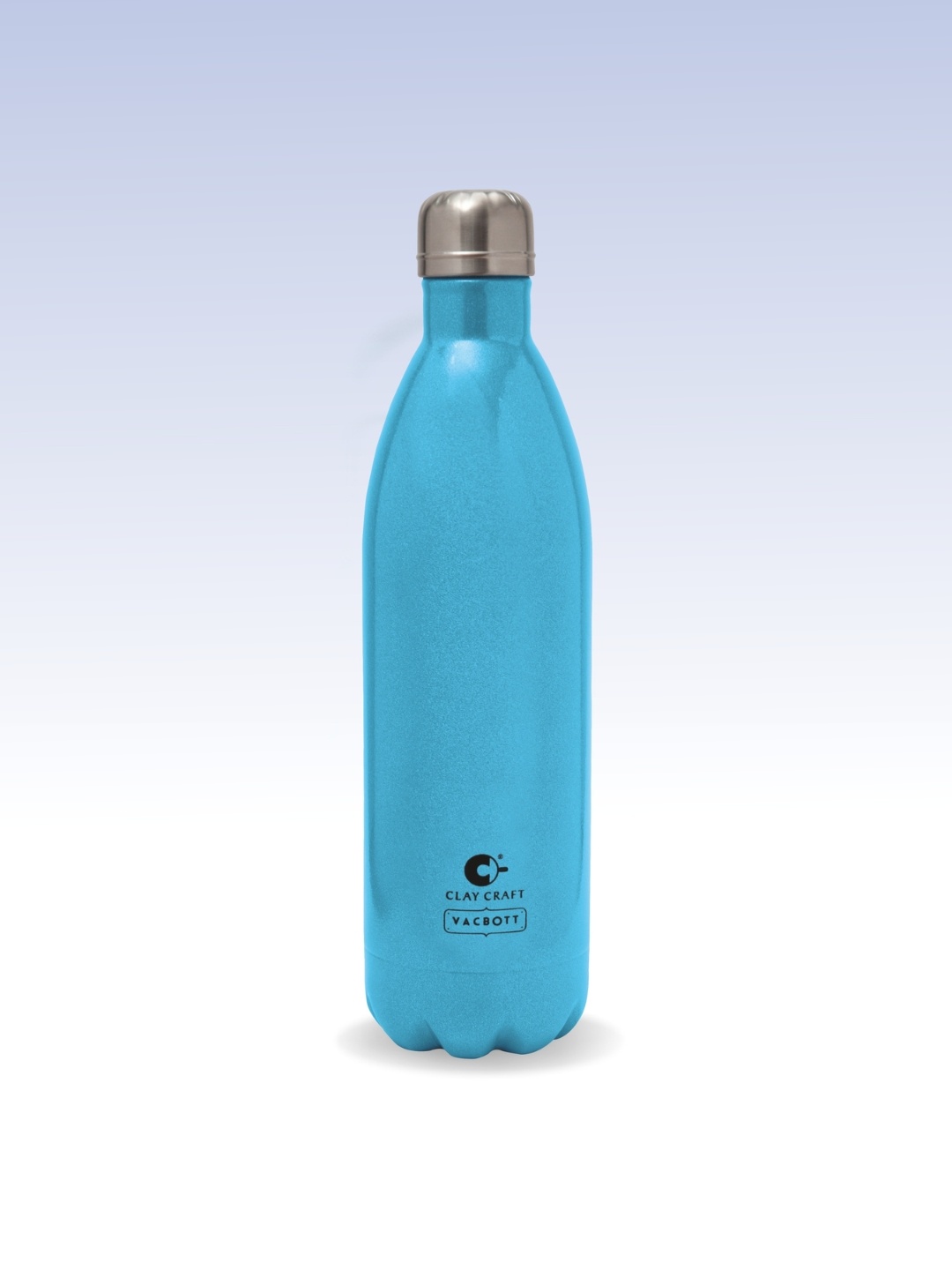 

CLAY CRAFT Blue Single Stainless Steel Double Wall Vacuum Water Bottle 500 ml