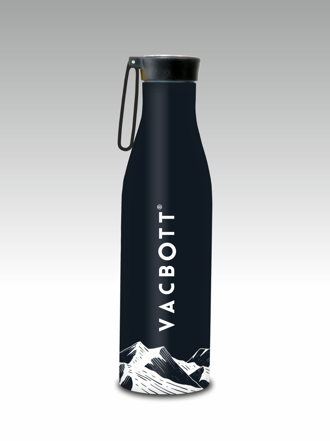 

CLAY CRAFT Black & White Stainless Steel Double Wall Vacuum Water Bottle 900 ML
