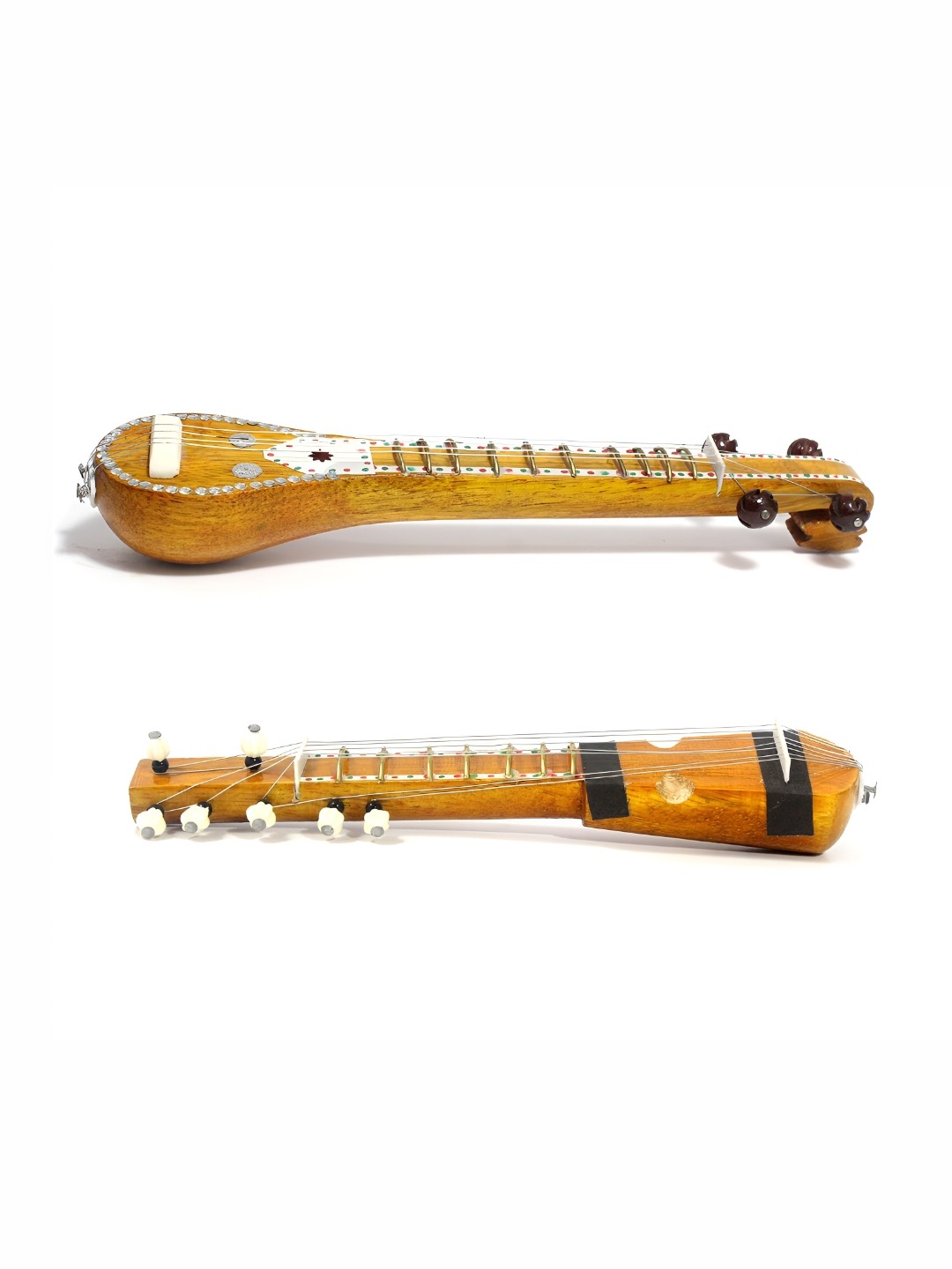 

INDIA MEETS INDIA Yellow & Brown 2 Pieces Erij & Veena Decorative Fridge Magnets