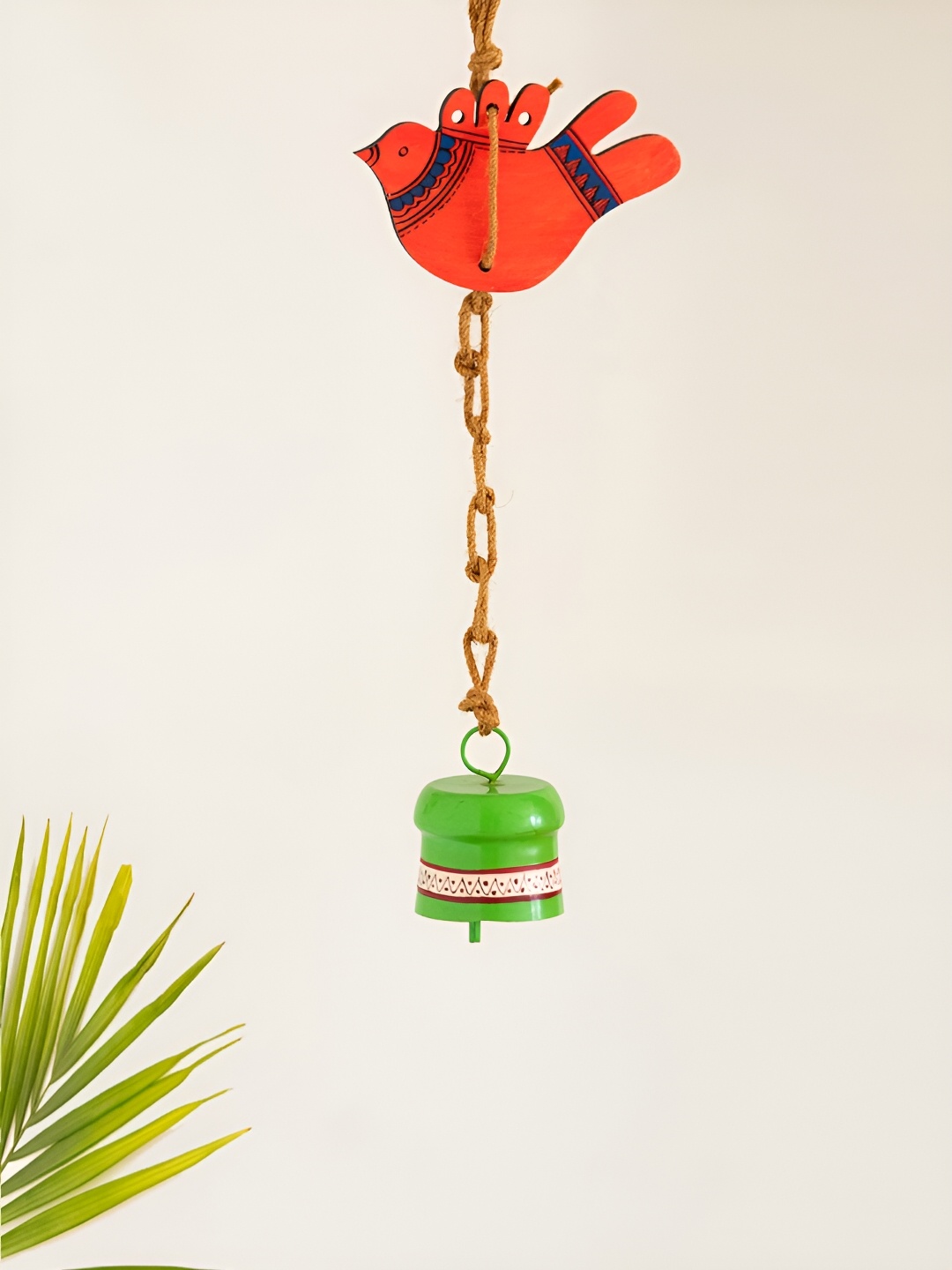 

ExclusiveLane Orange Coloured Flappy Bird Windchimes