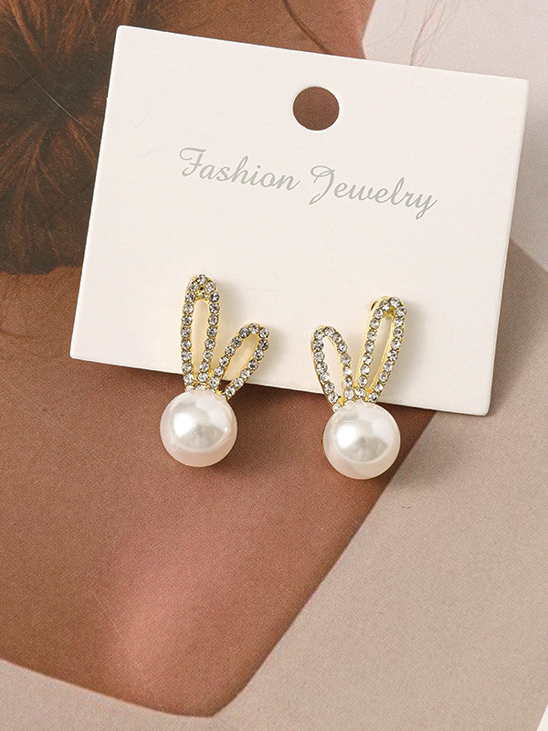 

FIMBUL Gold Plated Stainless Steel Drop Earrings