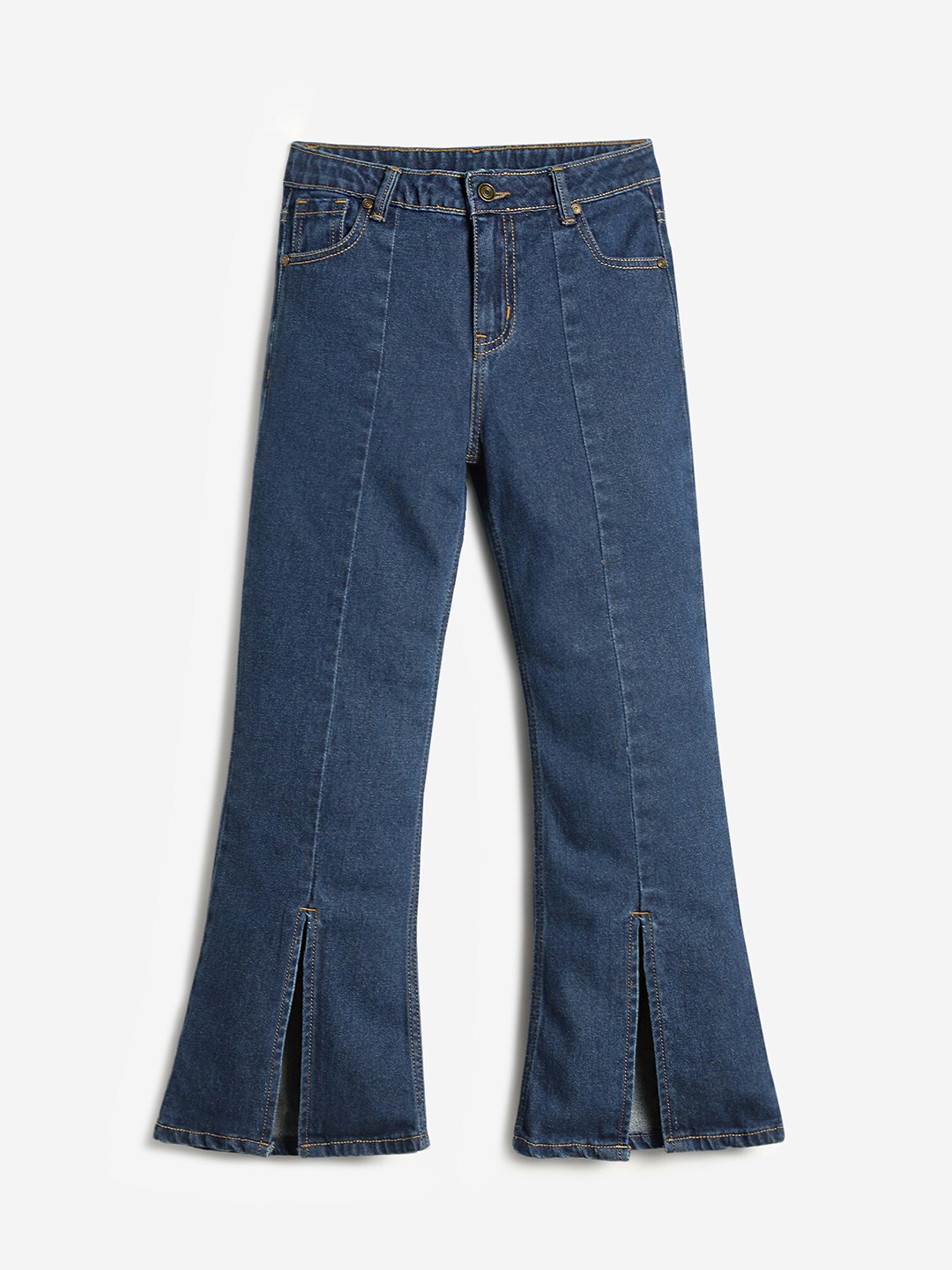 

LilPicks Girls Jean Mid-Rise Clean Look Jeans, Blue