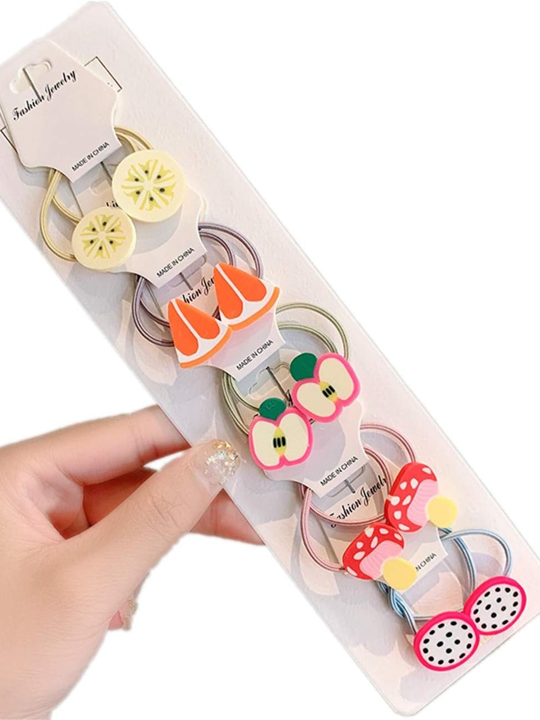 

LYTIX Girls Set Of 10 Assorted Ponytail Holders