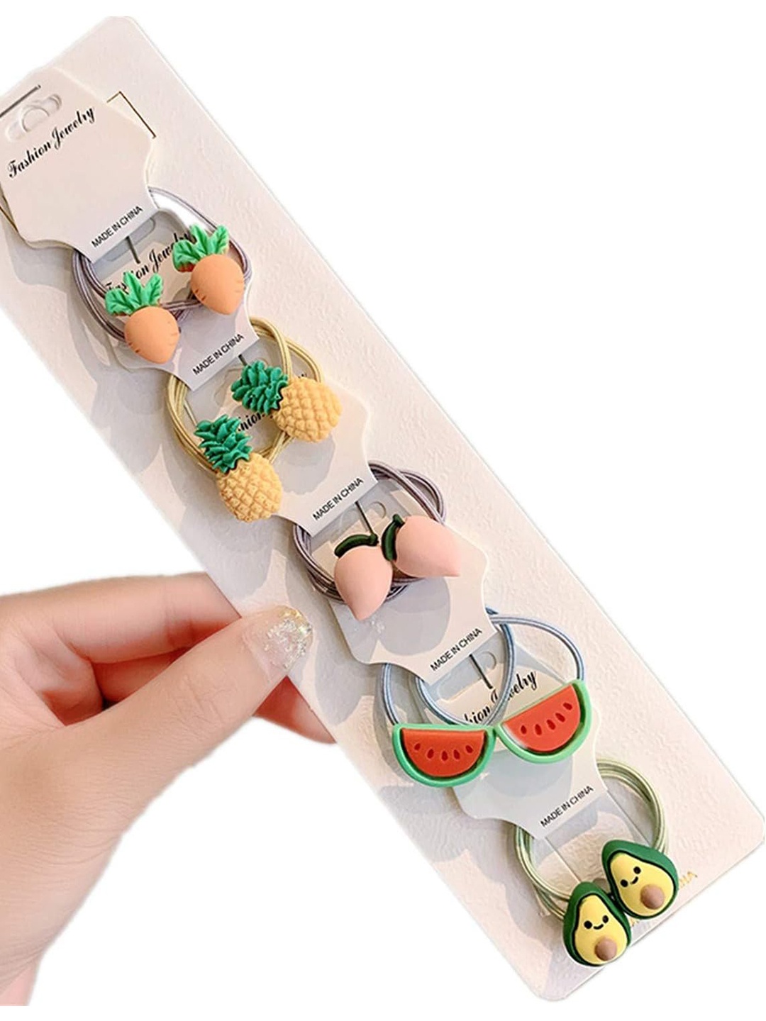 

LYTIX Girls Set of 10 Assorted Ponytail Holders