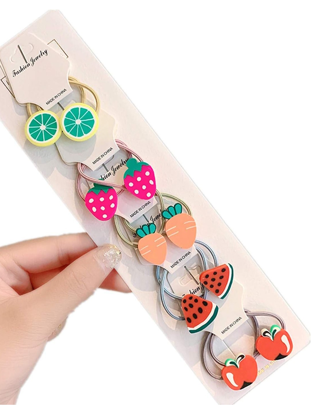 

LYTIX Girls Set Of 10 Assorted Ponytail Holders