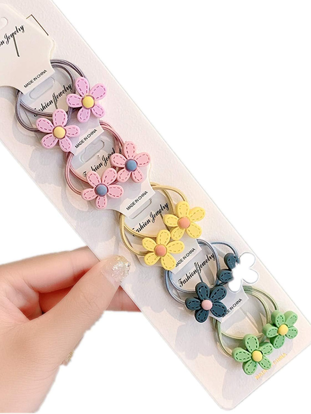 

LYTIX Girls Set Of 5 Assorted Ponytail Holders