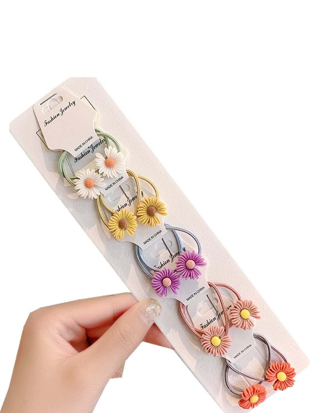 

LYTIX Girls Set Of 10 Assorted Embellished Ponytail Holders