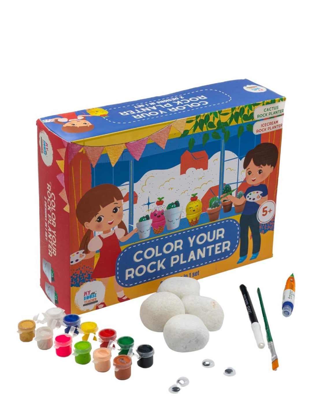 

My House Teacher Kids Planters Activity Box, Blue