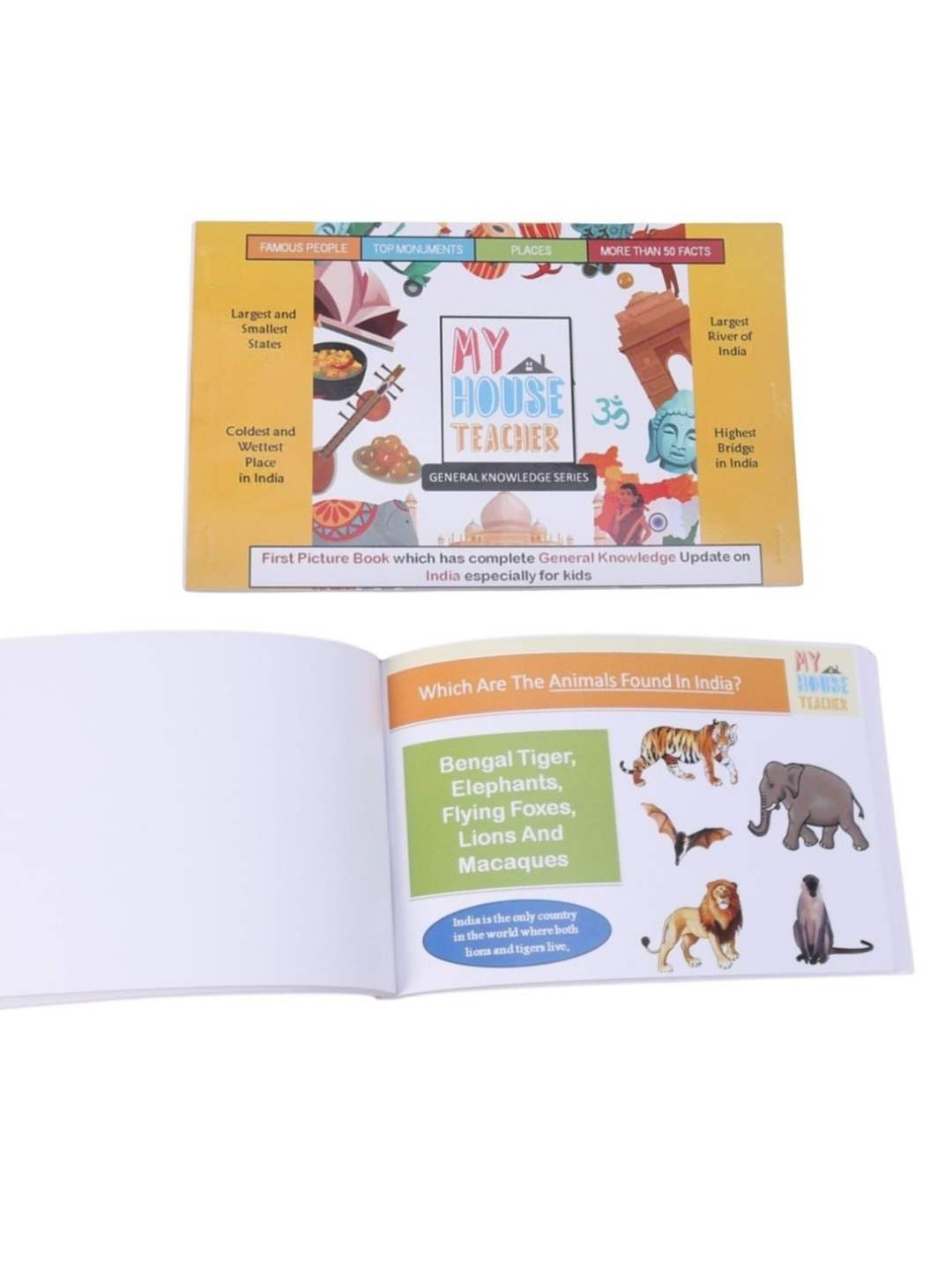 

My House Teacher Kids General Knowledge Picture Book, White